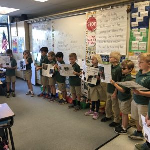 2nd grade service project classroom presentation